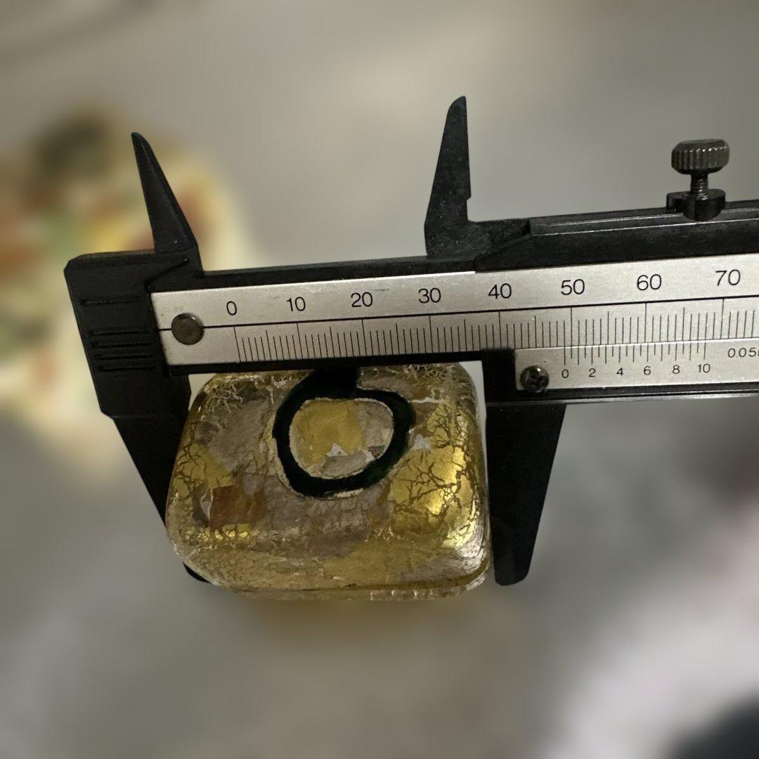 茶道具 乾山写 金彩 茶会 京焼 作家物　陶芸，宮川香雲 金箔琉璃 ニ個まとめ