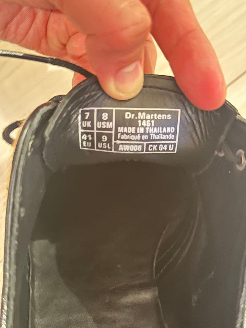 Dr. Martens レオパード柄レザーシューズ