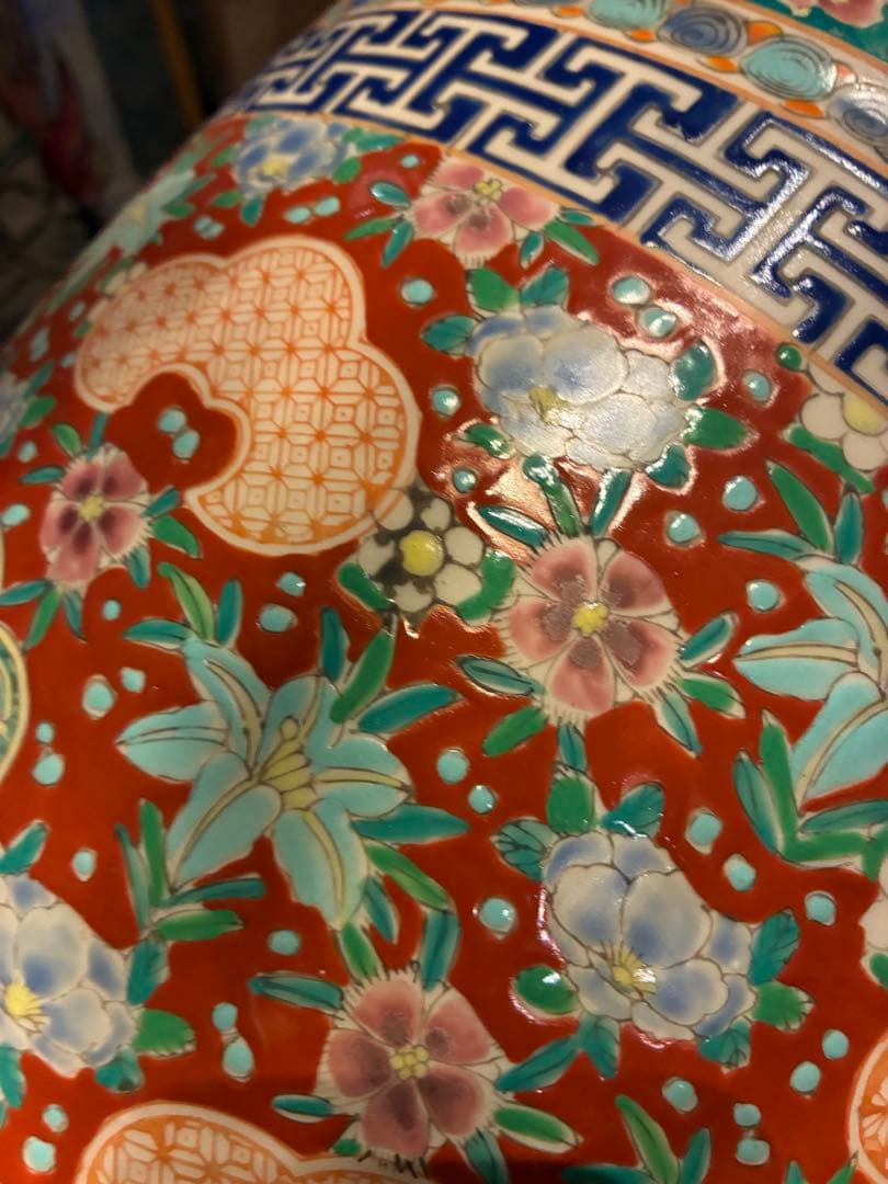 火鉢　十錦手　古伊万里　伊万里　傷無し