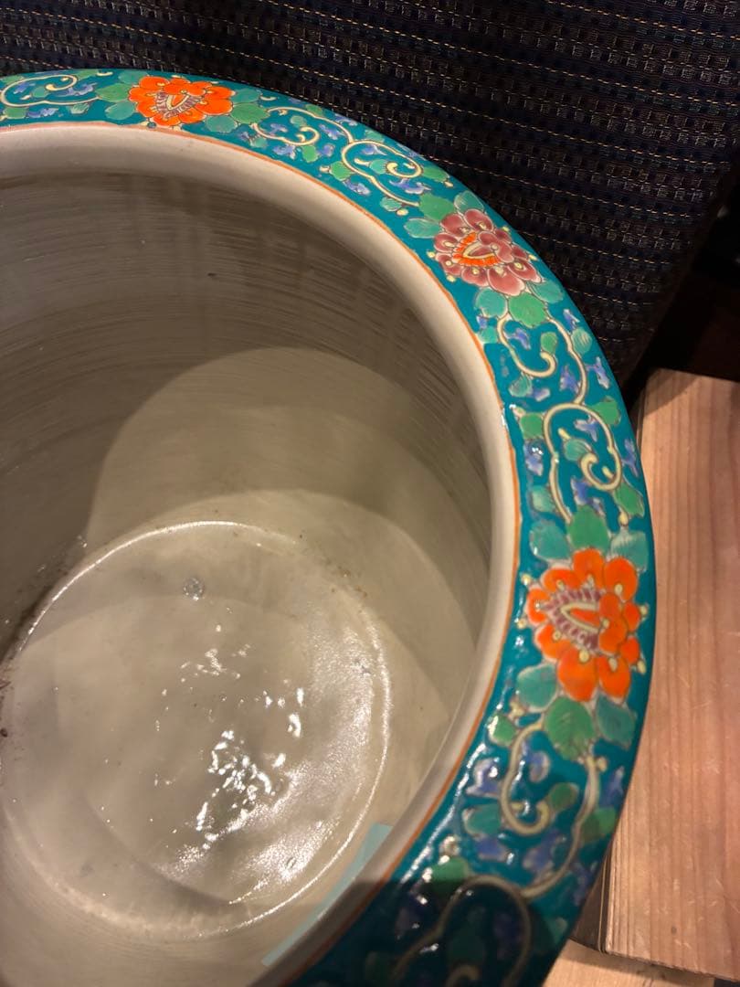 火鉢　十錦手　古伊万里　伊万里　傷無し