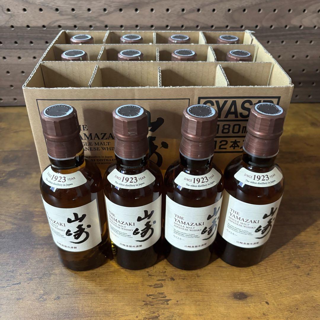山崎 シングルモルト ウイスキー 180ml 12本 セット
