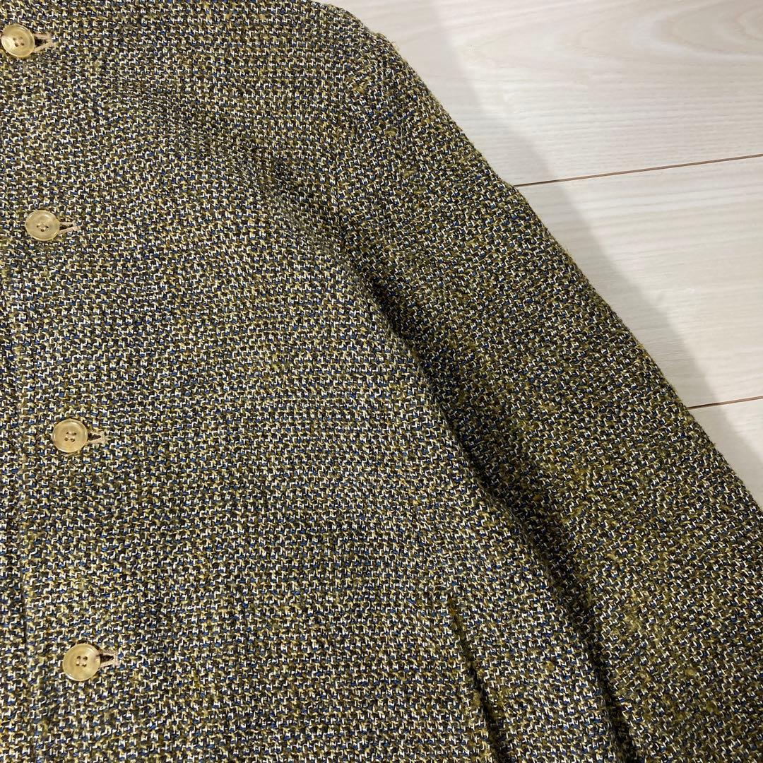 【人気モデル】美品 45Rフォーティファイブアール アーミッシュ ツイードコート