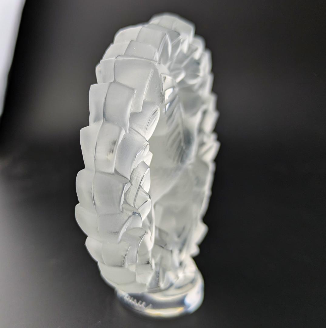 可愛い鳩さん★ラリック DOVE フロスト フィギュリン ペーパーウェイト