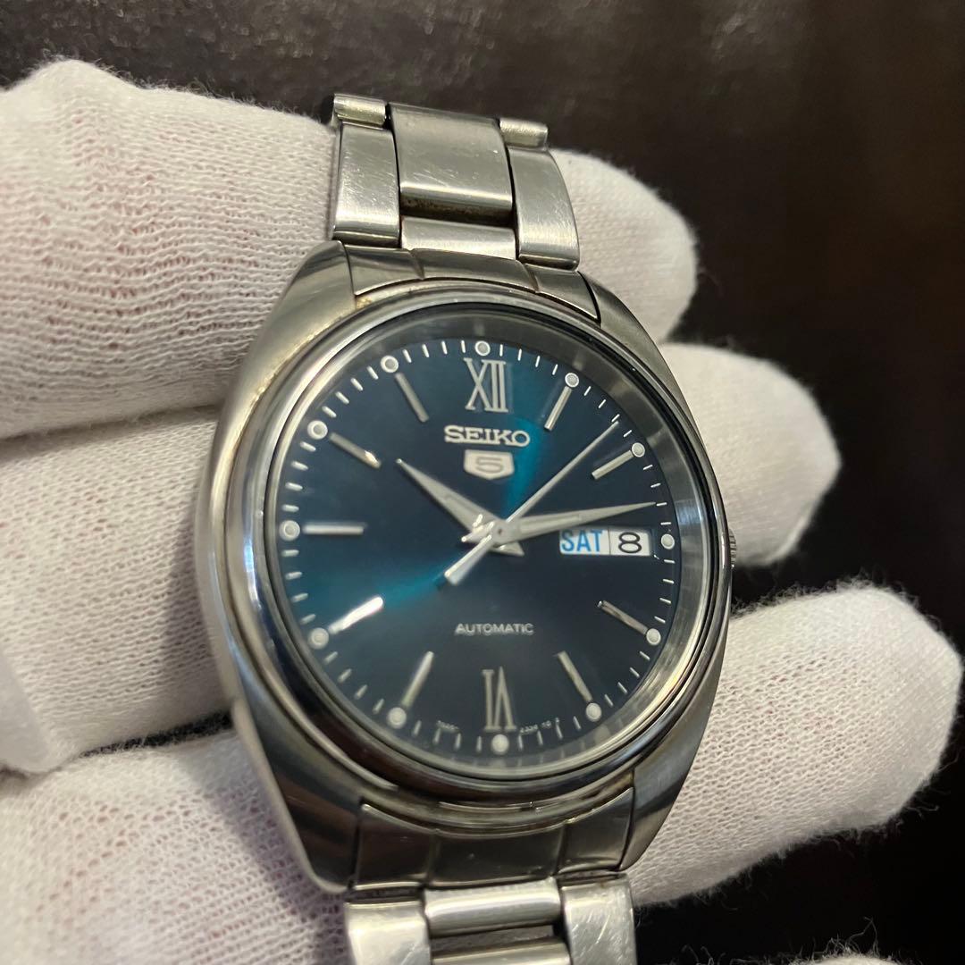Seiko5 セイコーファイブ　グリーンブルー　7S26-0430 自動巻