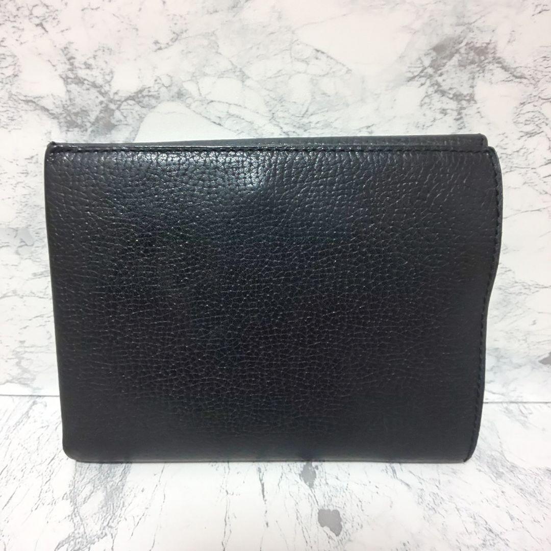 【極美品/希少】DELVAUX Dロゴ コンパクトウォレット シュリンクレザー