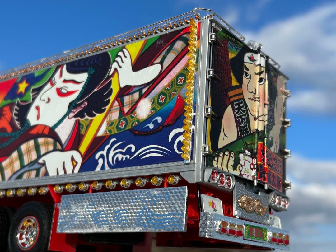 トラック野郎一番星北へ帰るデコトラプラモデル