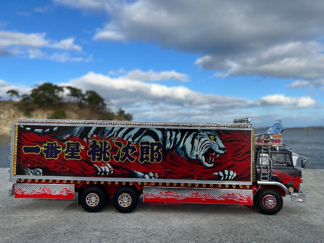 トラック野郎一番星北へ帰るデコトラプラモデル