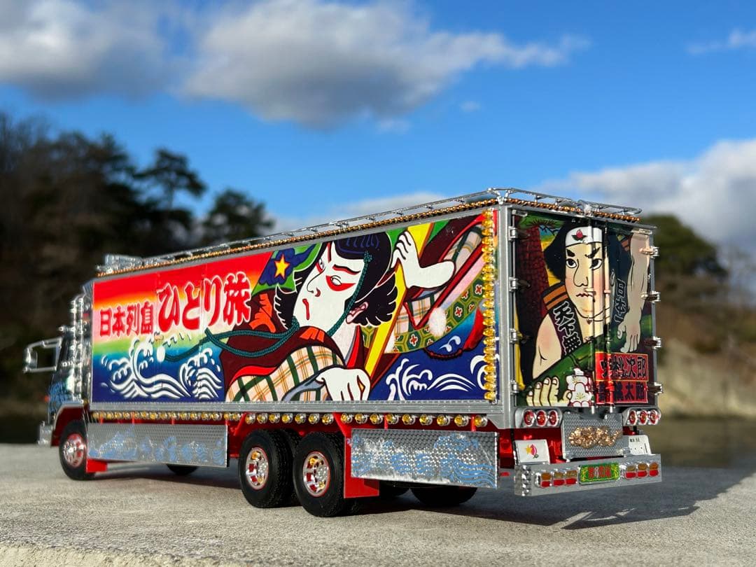 トラック野郎一番星北へ帰るデコトラプラモデル