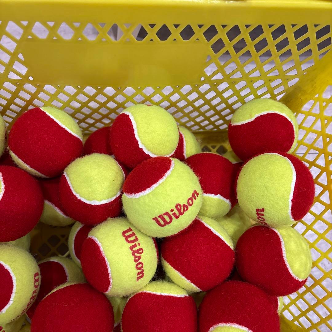 るる！Wilson 中古ジュニアテニスボール 赤/黄 200個