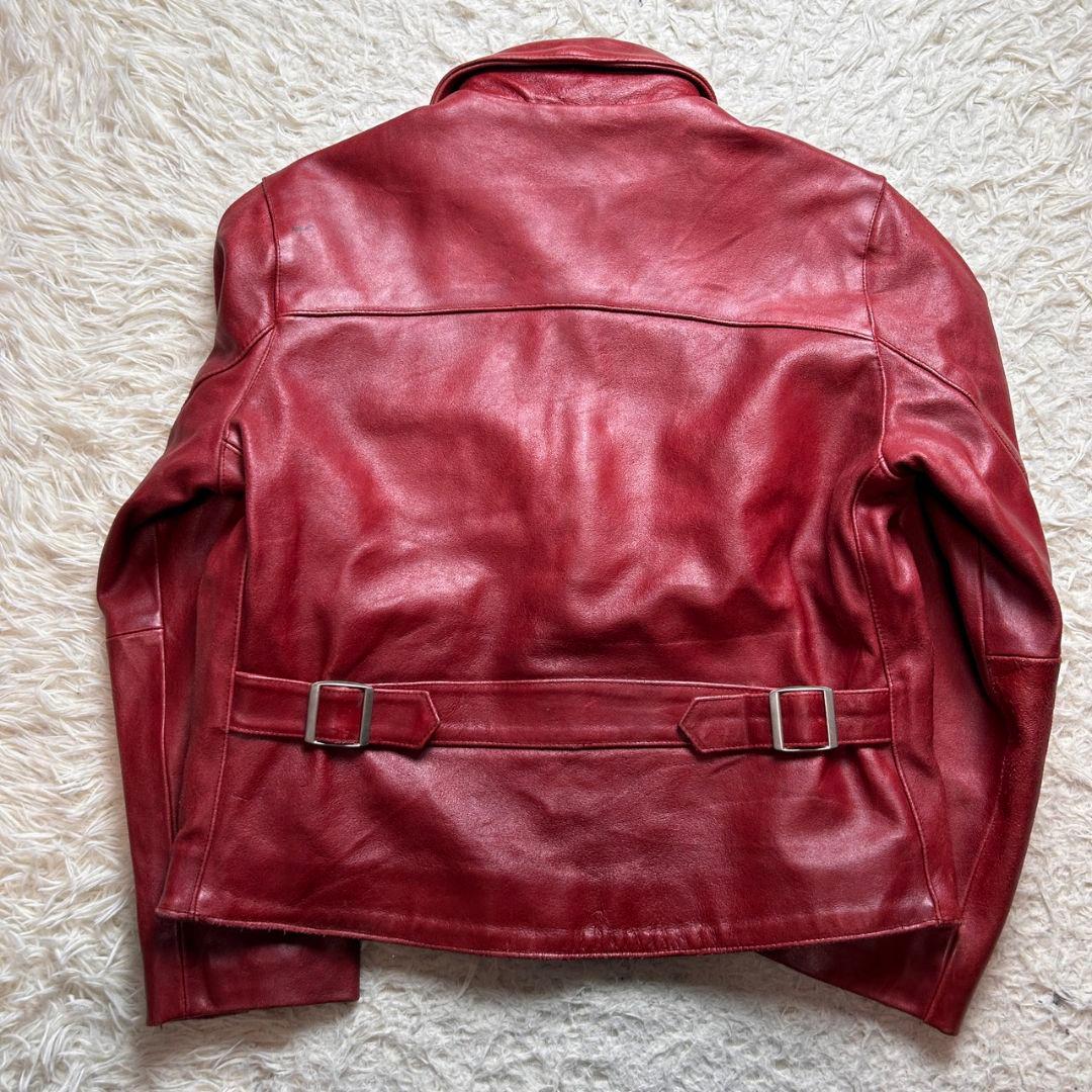 【極希少】 OLD GAP 90s Y2K 本革 レザー ジャケット ボルドー
