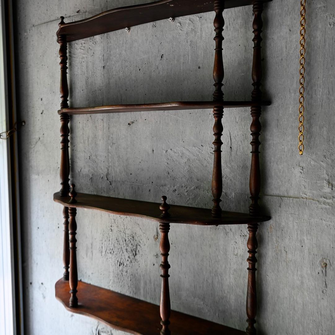 【フランス便】アンティーク ◆3段ウォールシェル◆