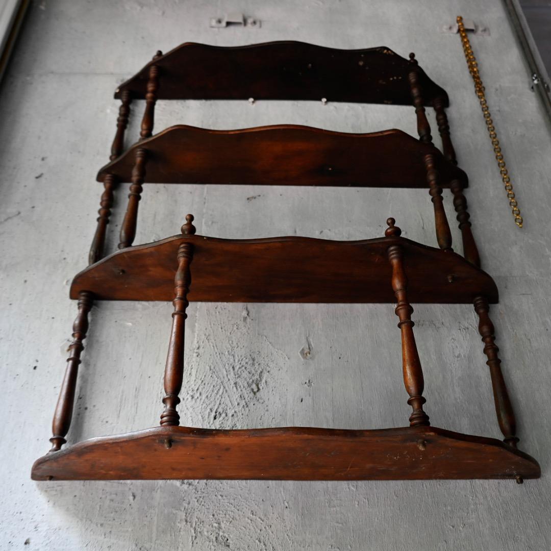 【フランス便】アンティーク ◆3段ウォールシェル◆