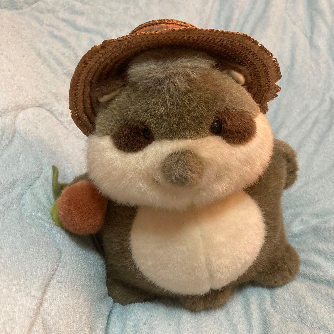 昭和レトロ　ナカジマ　たぬき　ぬいぐるみ　Heart＆Heart 中古品