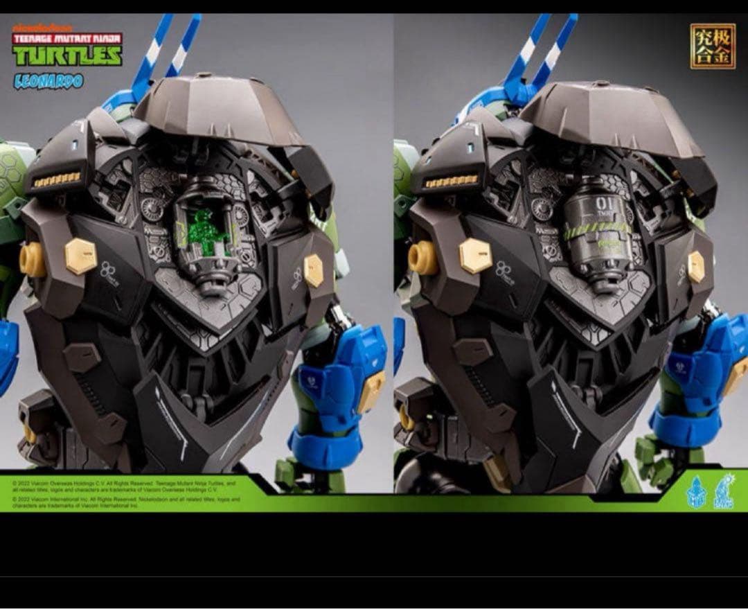 Heatboys HB0012 TMNT レオナルド 合金可動フィギュア