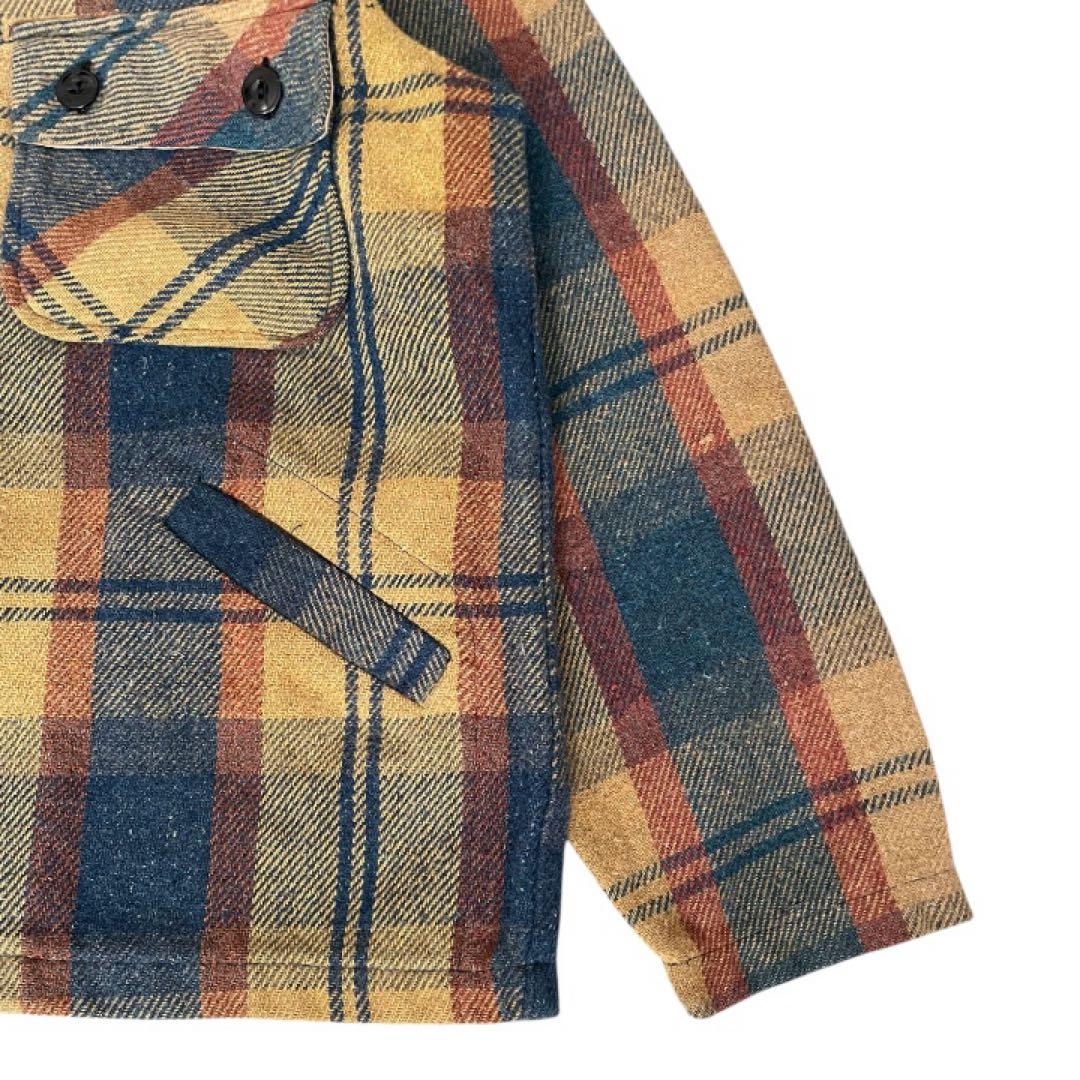 希少vintage60sSearsKingsRoadチェックウールジャケット古着