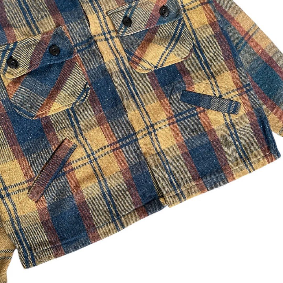 希少vintage60sSearsKingsRoadチェックウールジャケット古着