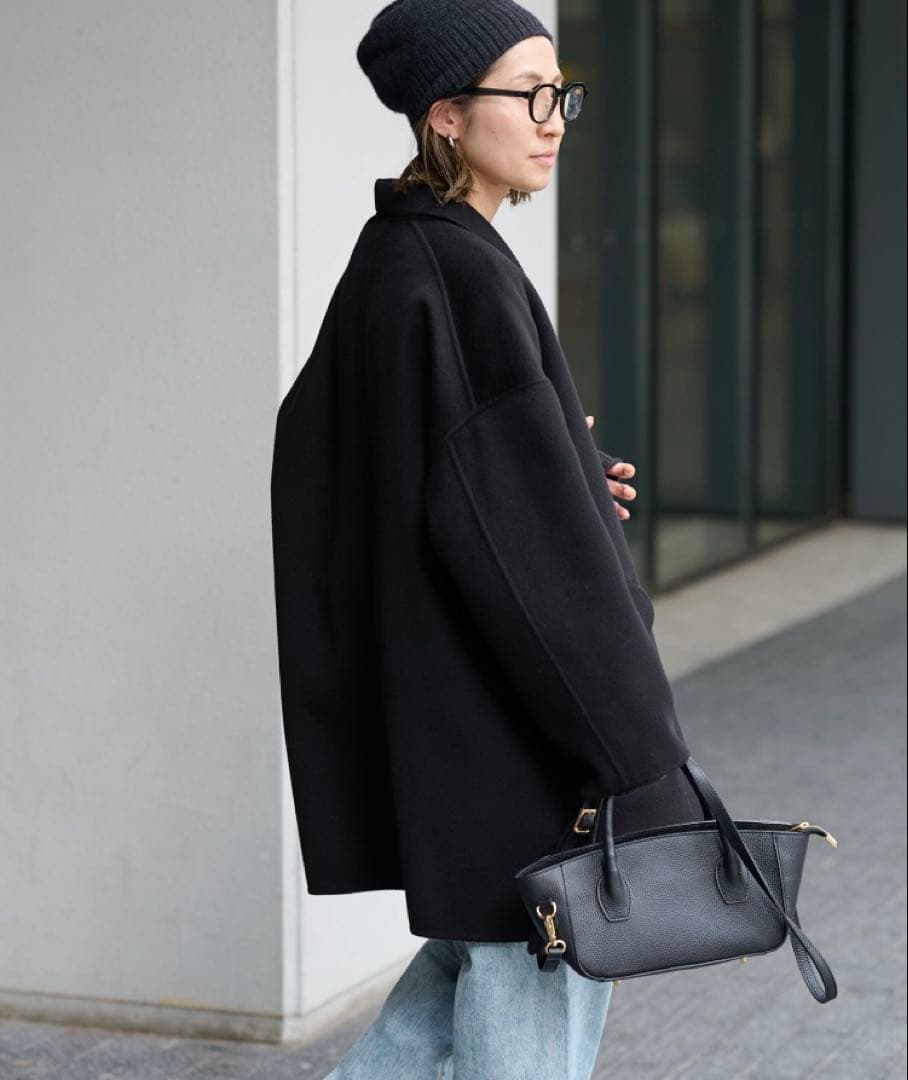 FRAMeWORK　ハミルトンリバーテーラードコート　ブラック　38