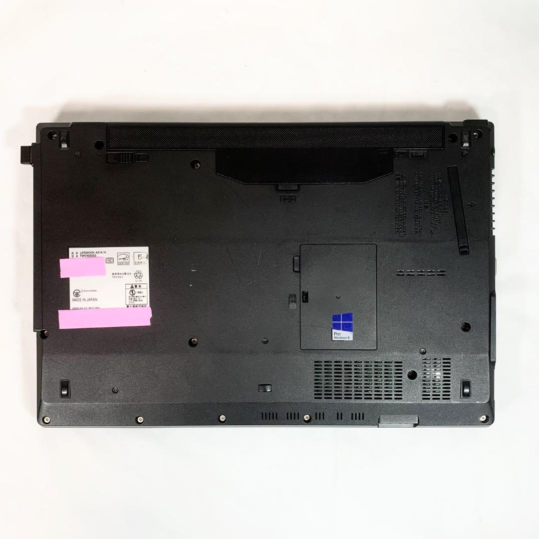 【オフィス付き】ノートパソコン黒　Windows11　8GB／SSD／テンキー✨