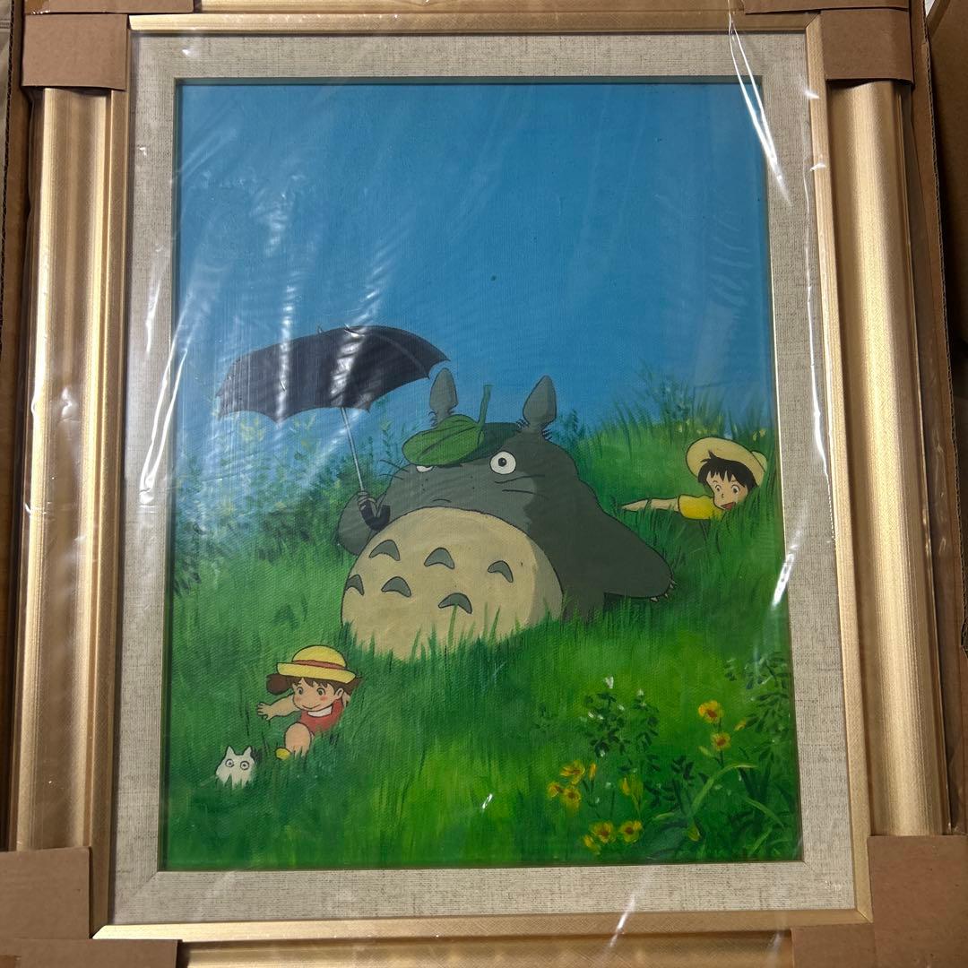 となりのトトロ アート作品　希少　ジブリ　額付き