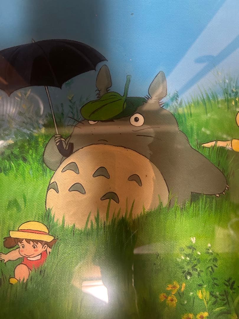 となりのトトロ アート作品　希少　ジブリ　額付き