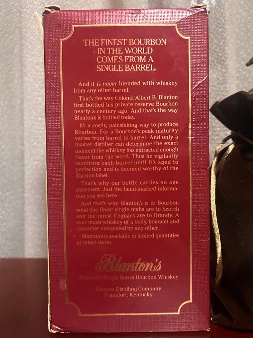 ★希少★Blanton's SINGLE BARREL BOURBON