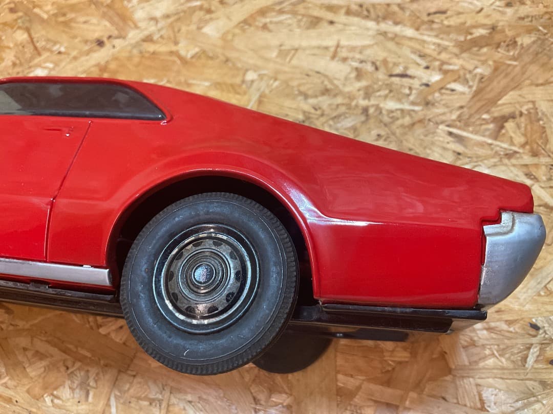 ATC アサヒ玩具 日本製 当時物 TORONADO ブリキ 特大 40cm