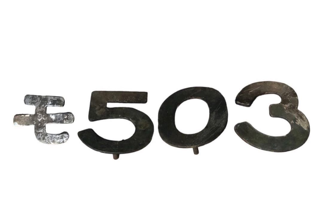 西武鉄道　モ503金属製プレート/鉄道グッズ　赤電車　国鉄