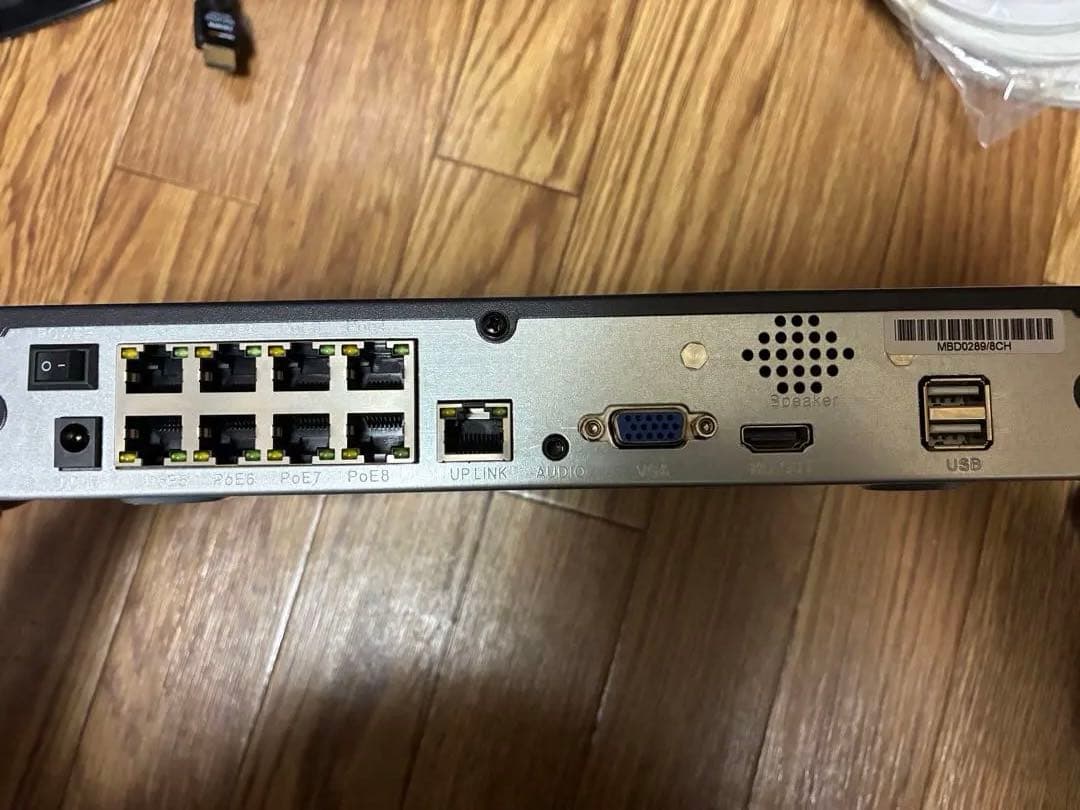 ANRAN POE型　防犯カメラ 4台セット