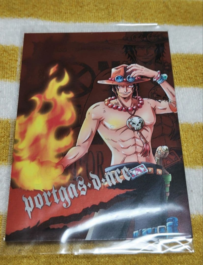 レア!!？ワンピース ポートガス・D・ エース カード メモ MEMO