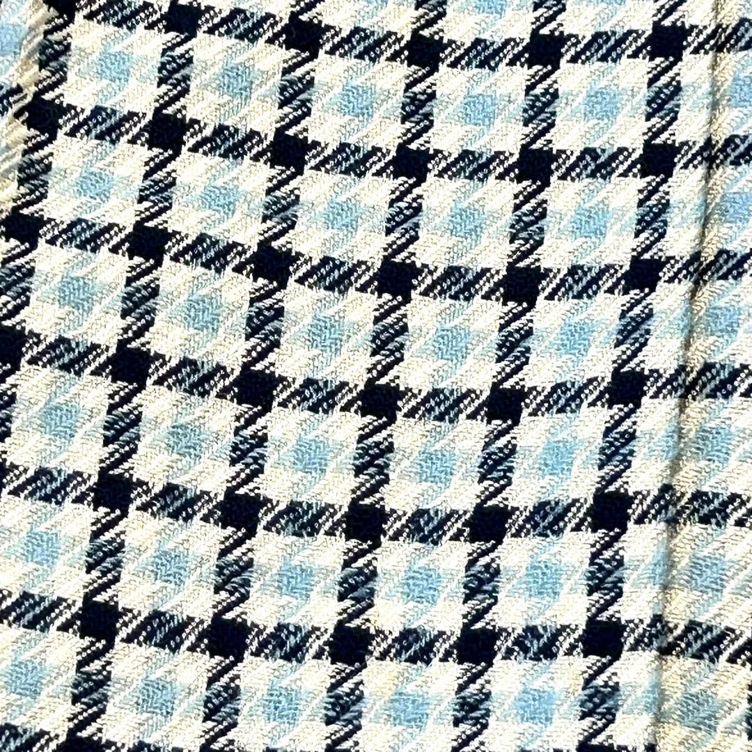 希少　セリーヌ　スカート　L　チェック　フレア　トリオンフ　プリーツ　膝丈