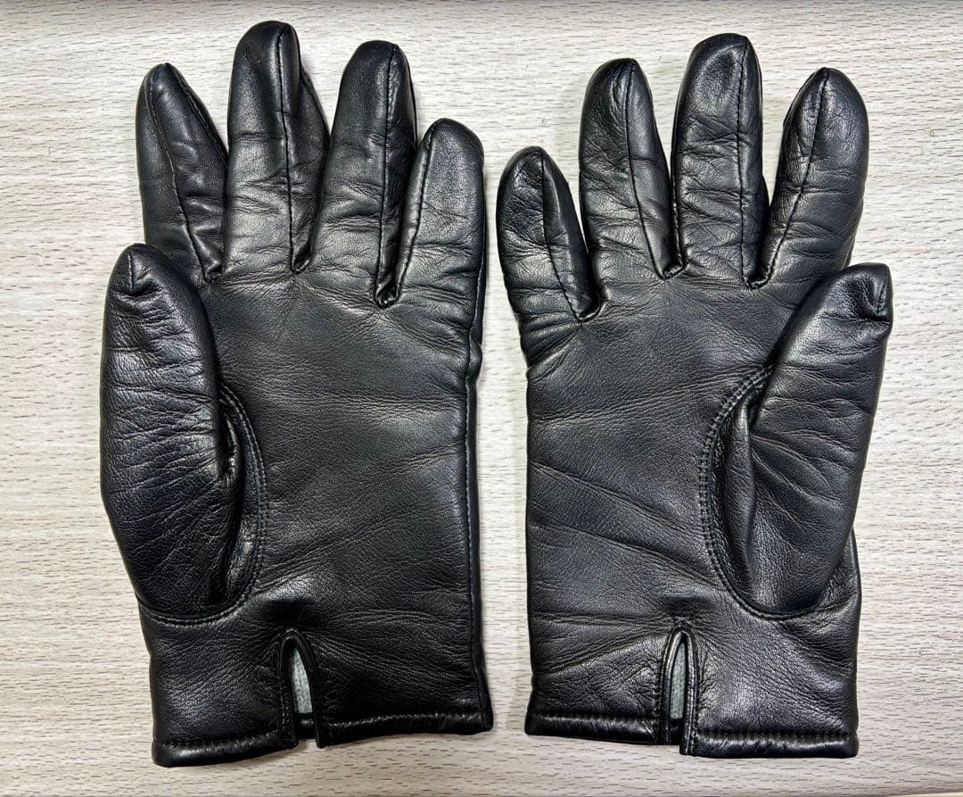 KURODA Italian Sheepブラック 羊革 手袋 24cm 日本製