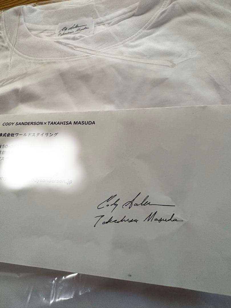 ち*え様 CODY SANDERSON × 増田貴久　コラボ　T-shirt W