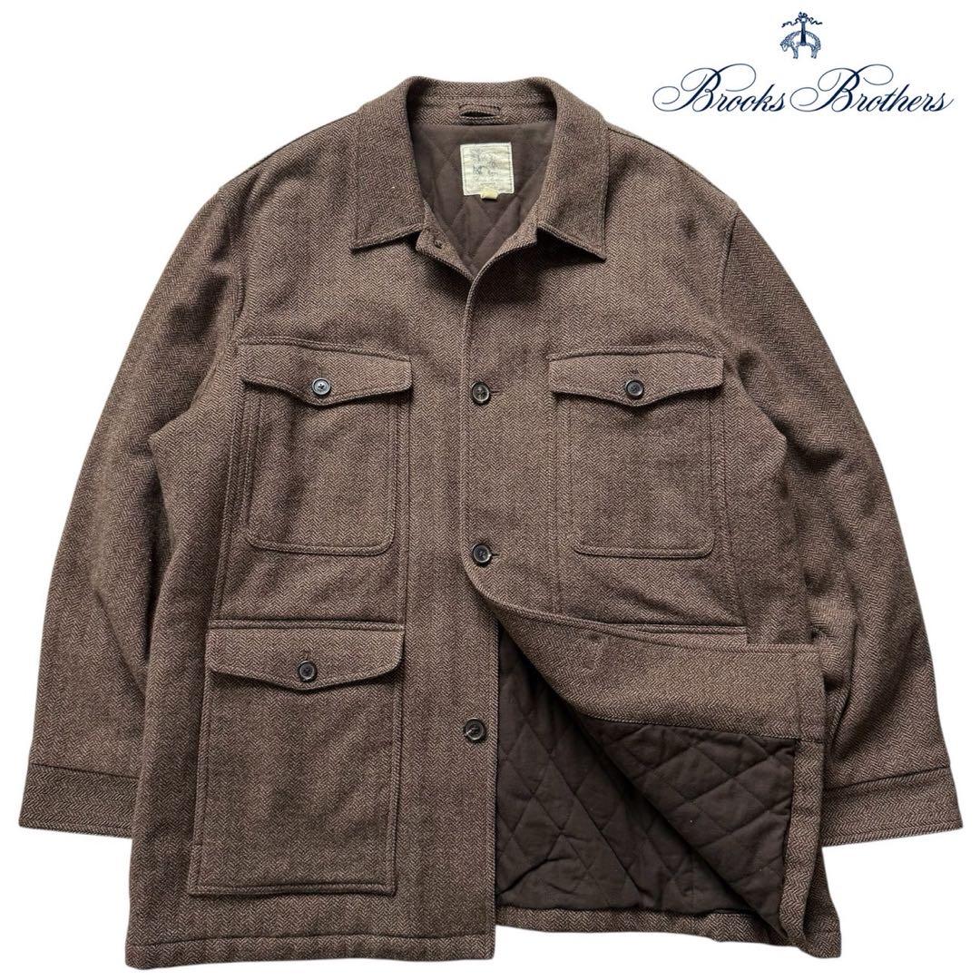 90's【ブルックスブラザーズ】ヘリンボーンツイード　フィールドジャケット
