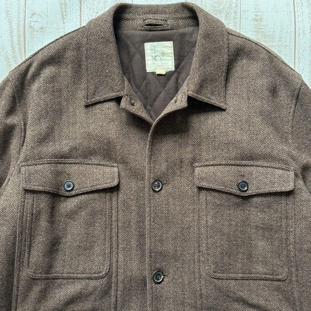 90's【ブルックスブラザーズ】ヘリンボーンツイード　フィールドジャケット