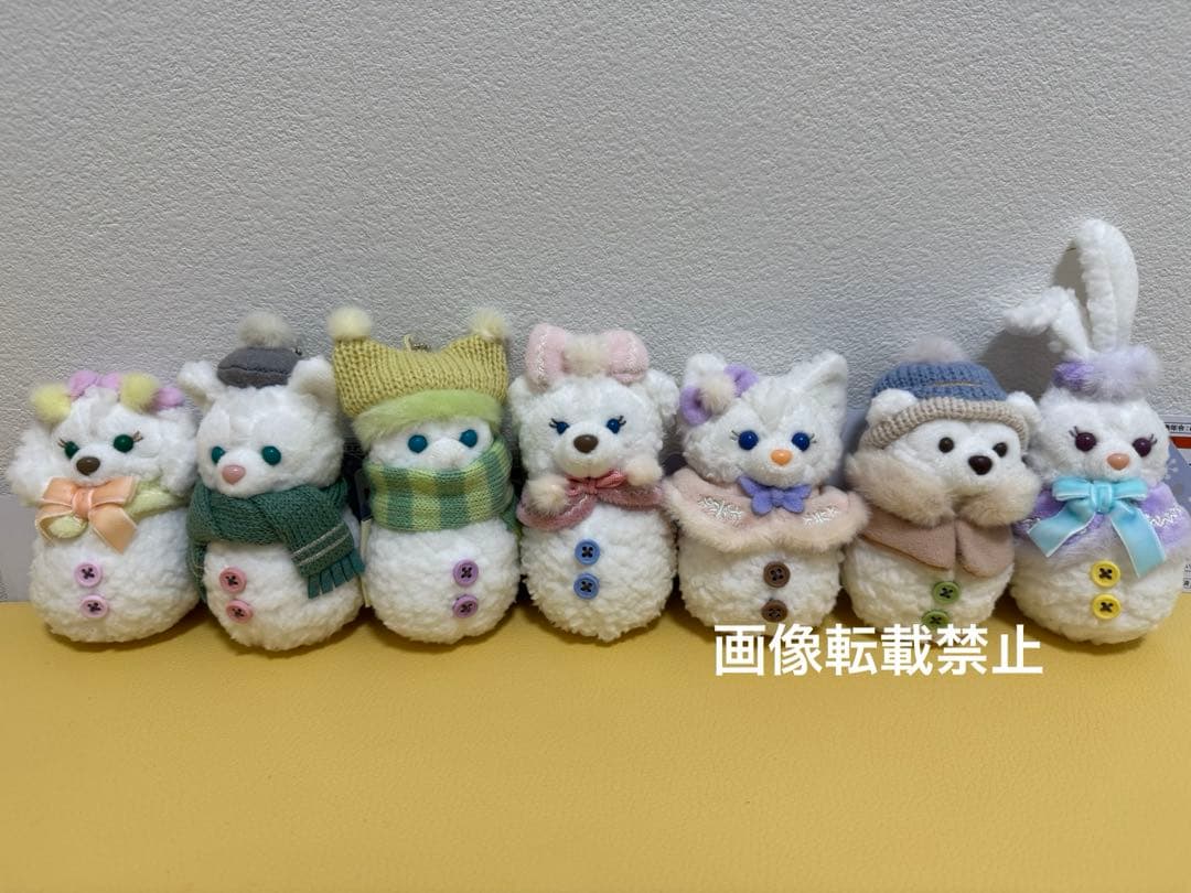 シークレットオブスノーウィーデイ 雪だるま　ぬいぐるみチャーム　コンプ