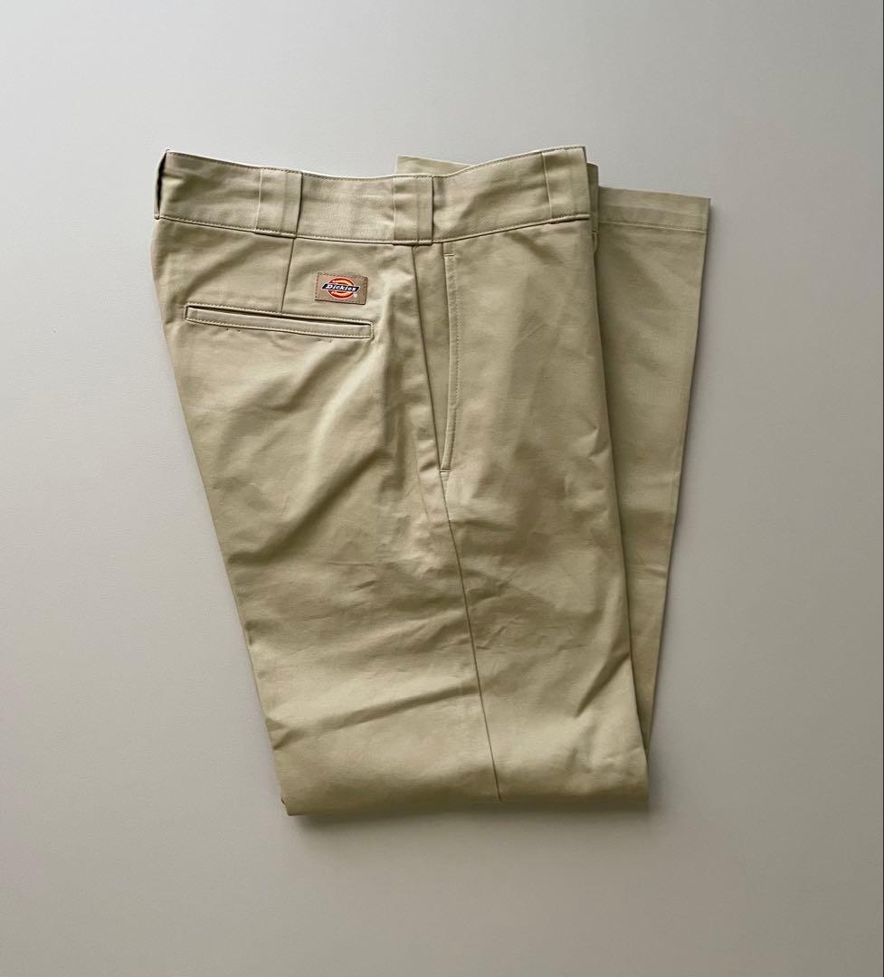 BEAMS別注 Dickies ワイドチノパンツ