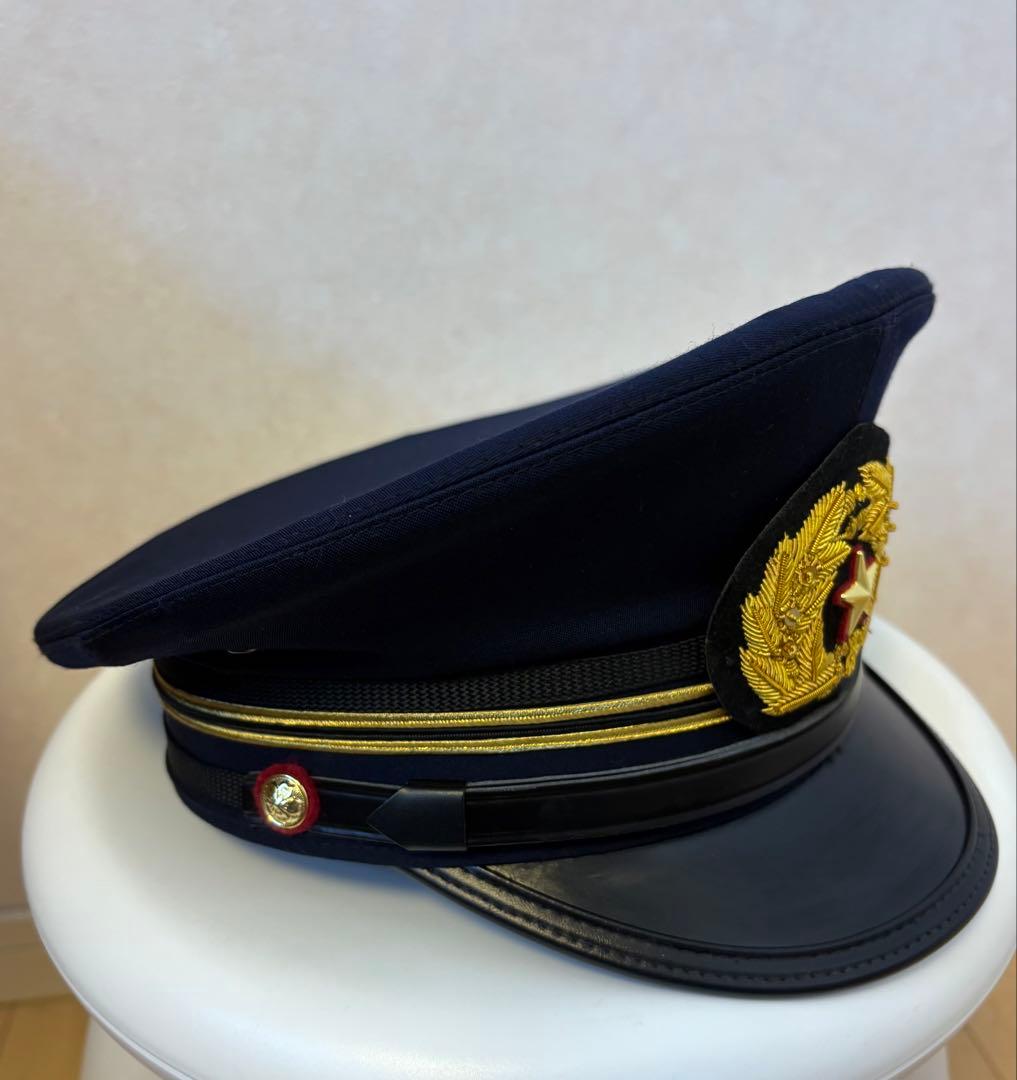 制帽 本物仕様 警察・消防・日本軍モチーフカスタム帽子 金刺繍 コスプレ 撮影用