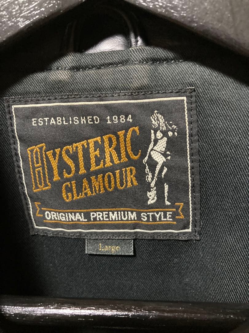 HYSTERIC GLAMOUR ライダースジャケット