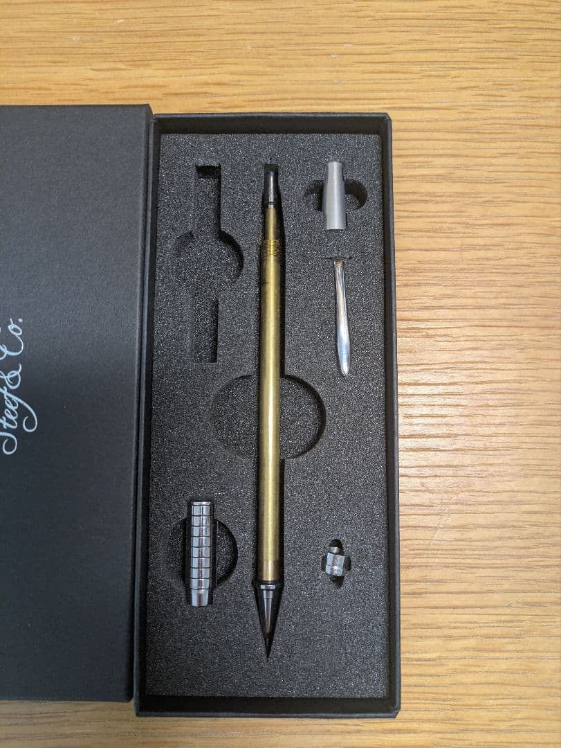 steef&co STドラフト0.5　花梨瘤短軸