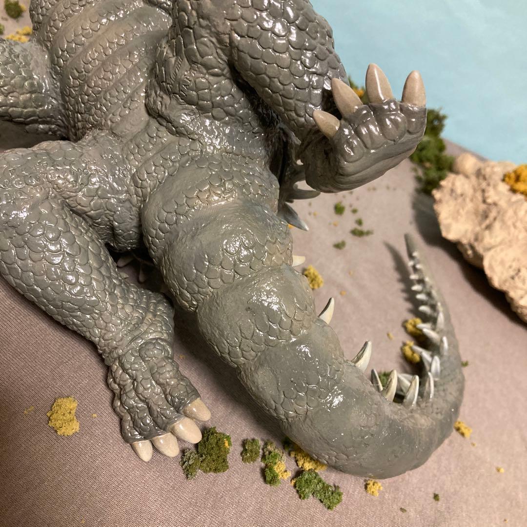 アンギラス　マーミットソフビ　組み立て完成品　カスタム・塗装済み