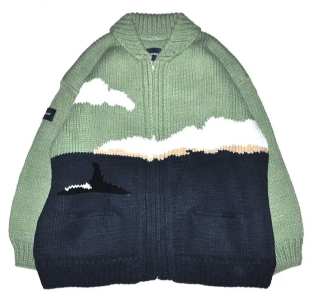 ジャケット・アウター DESCENDANT SUNKEN COWICHAN SWEATER