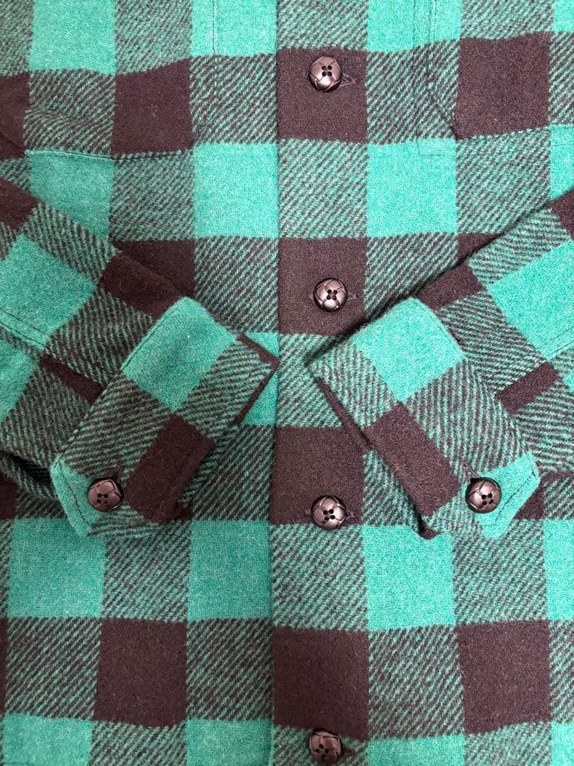 TENDERLOIN バッファローチェックジャケット グリーン