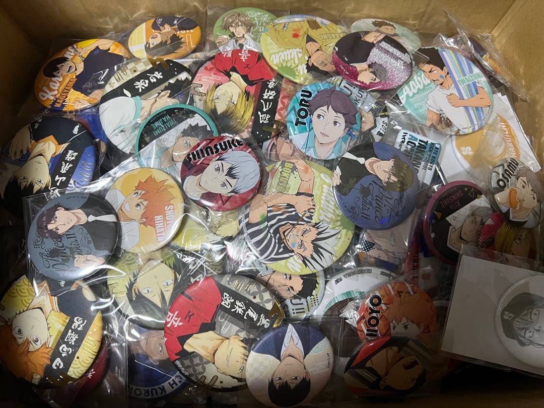 スポーツ　アニメ　缶バッジのみ　620個以上　大量まとめ売り