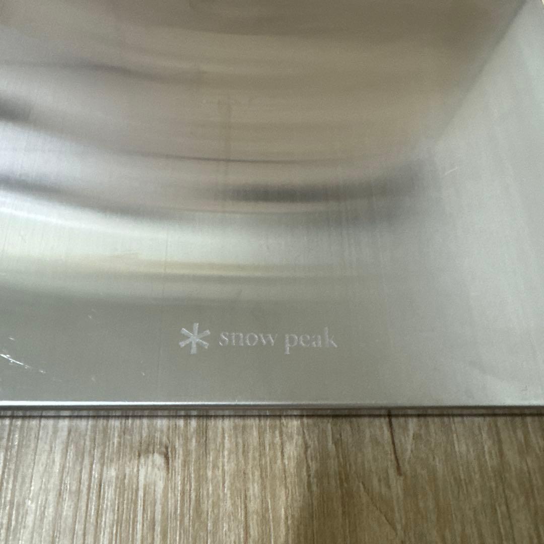 スノーピーク　スライドトップハーフ竹　２枚 ステンレストレー １枚
