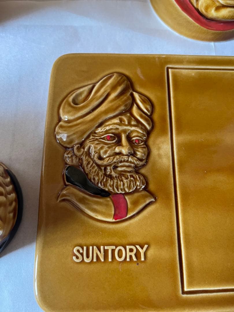 SUNTORY 陶器トリス人形セット　非売品　販促品　コレクション　置物