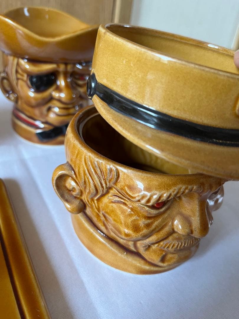 SUNTORY 陶器トリス人形セット　非売品　販促品　コレクション　置物