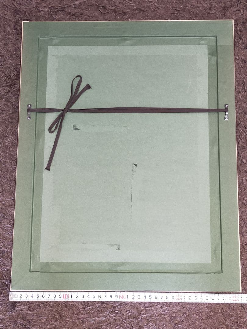 秋吉由紀子 白木額装 リトグラフ 「バカンス」AP版 (検索：フェリシモ 猫部）