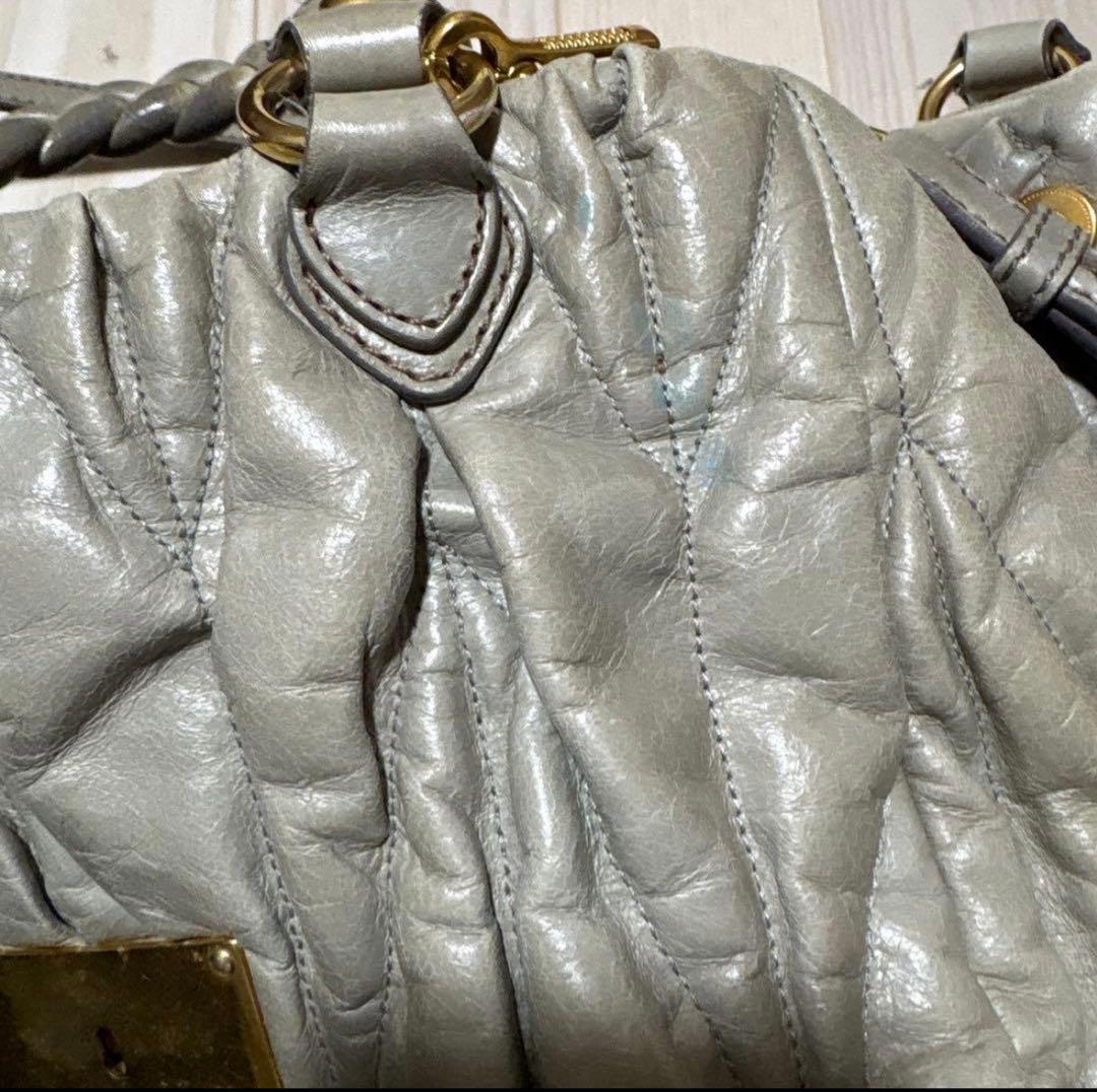 バッグ miu miu vitello lux 2way hand bag 2WAY