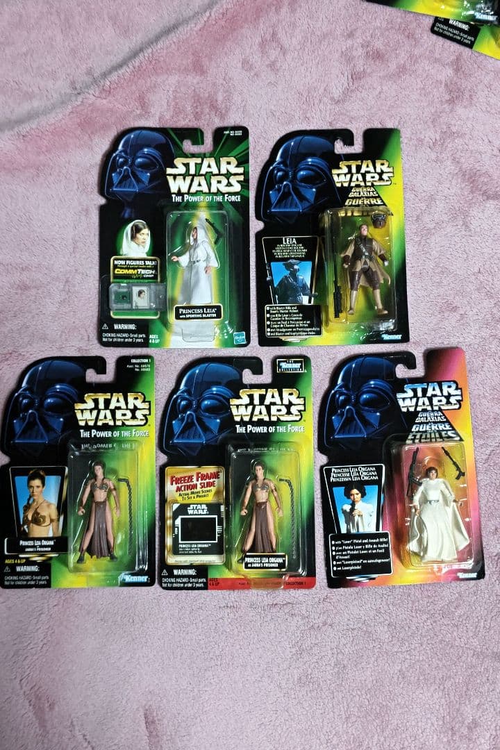 スターウォーズ　プリンセス　レイア　ベーシックフィギュア5種セット