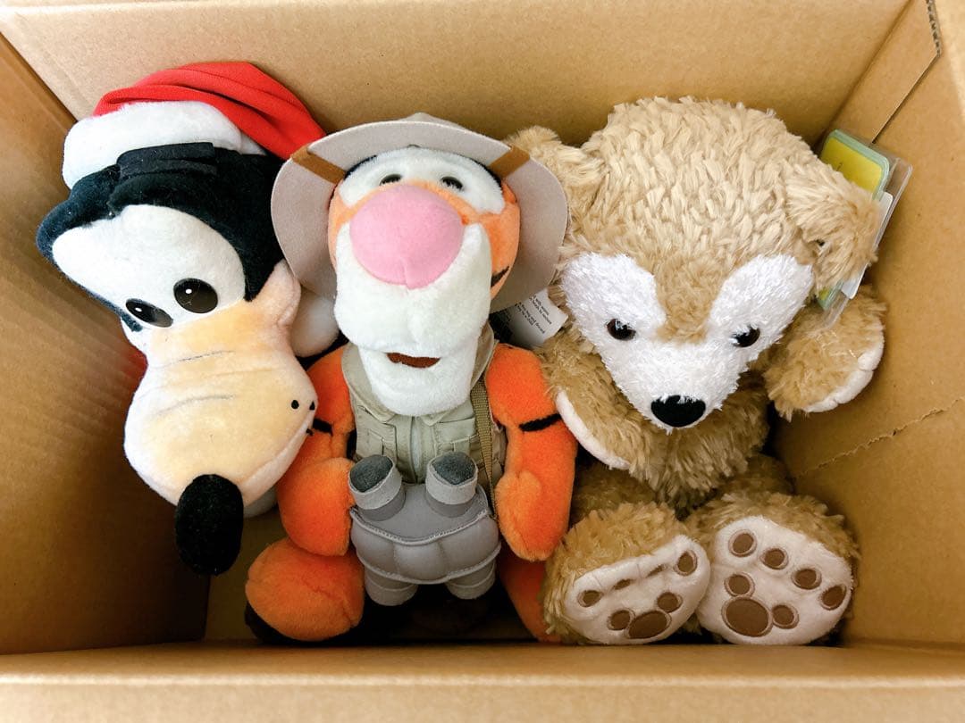 ぬいぐるみ　グーフィー　ティガー　ダッフィー　3点セットバラ売り不可